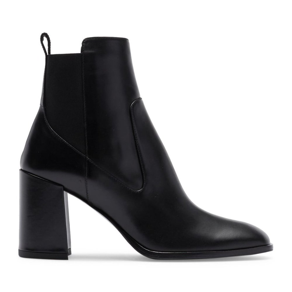 EUC Via Spiga Delaney Leather Block Heel Boot 8M